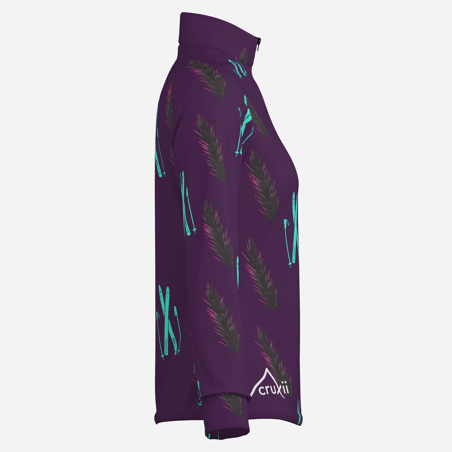 Learning to Fly Women's 1/4 Zip Long Sleeve Shirt