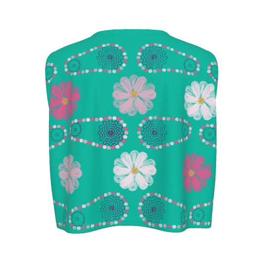 Daisy Chain Sleeveless Cropped Top