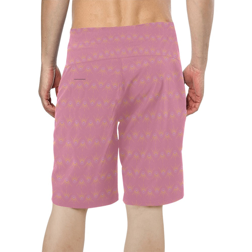 Sunny Spin Men's Relaxed-Fit Swim Shorts