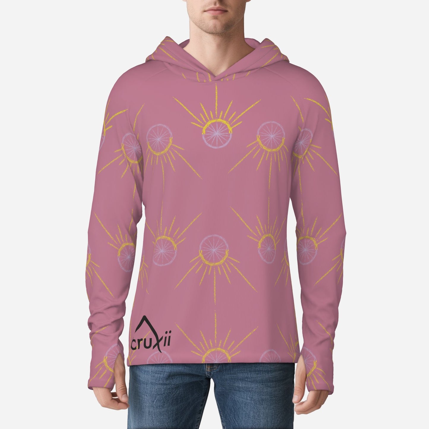 Sunny Spin Men's Sun Hoodie UPF50+