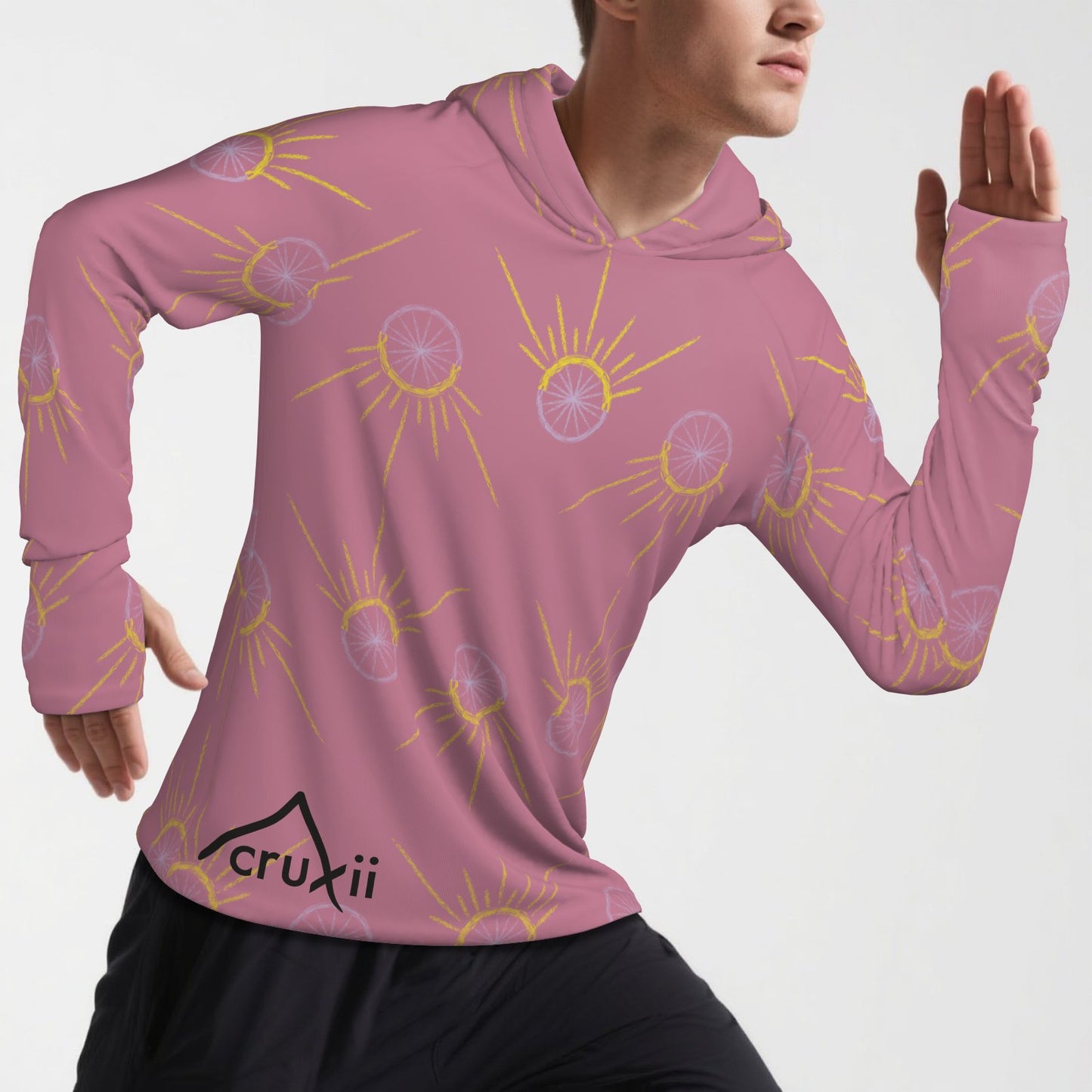 Sunny Spin Men's Sun Hoodie UPF50+