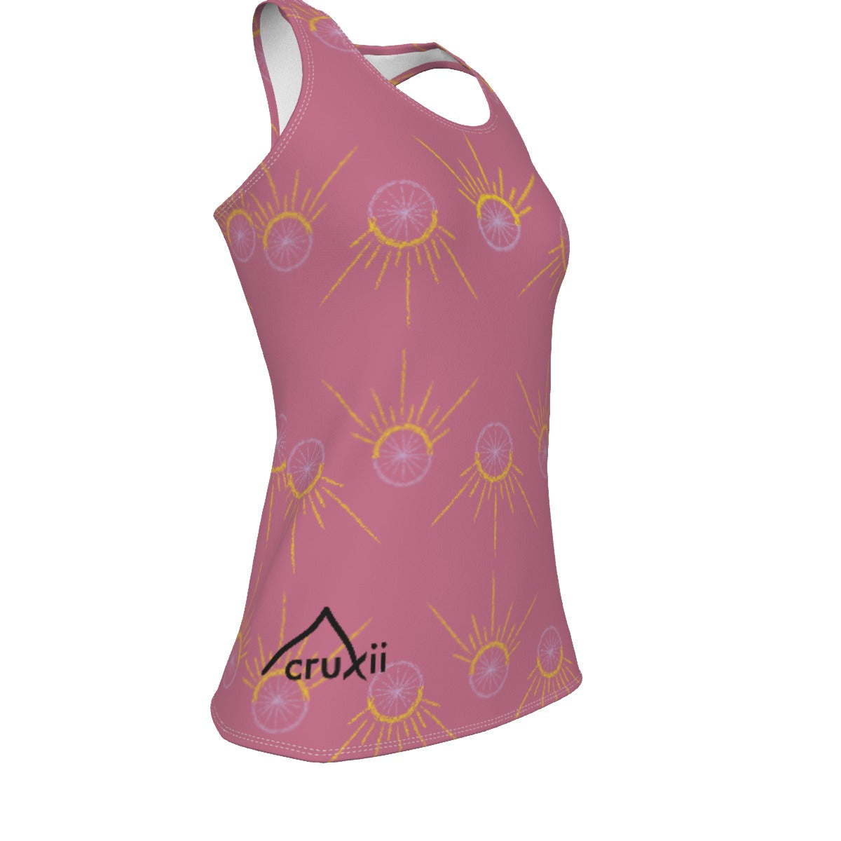 Sunny Spin Women's Racerback Tank Top