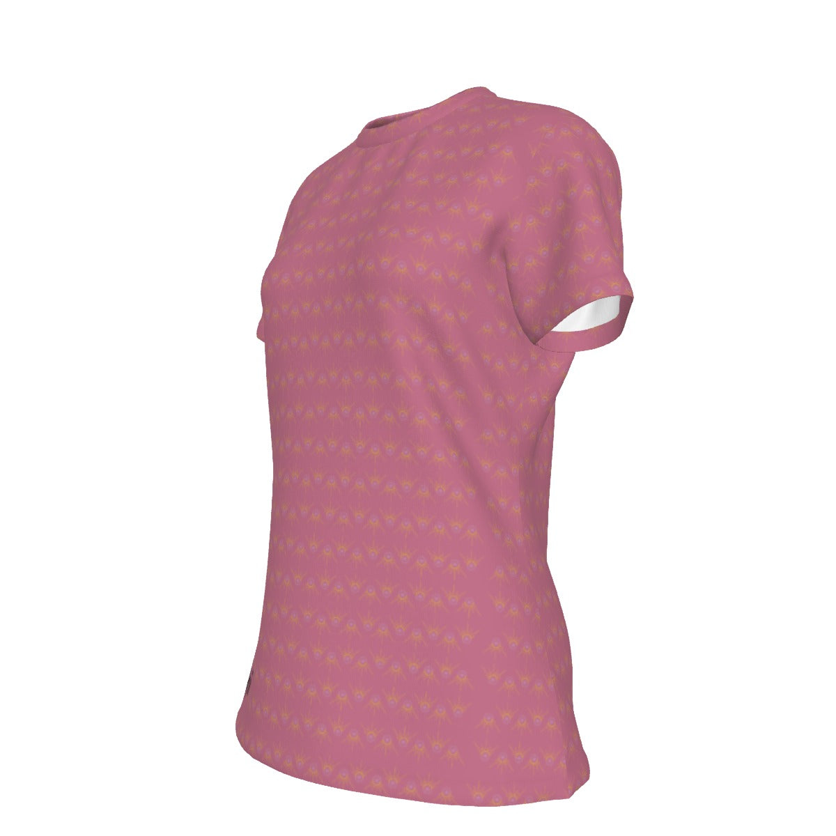 Sunny Spin Microprint Women's Cotton T-Shirt