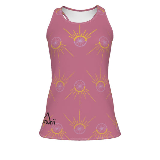 Sunny Spin Women's Racerback Tank Top