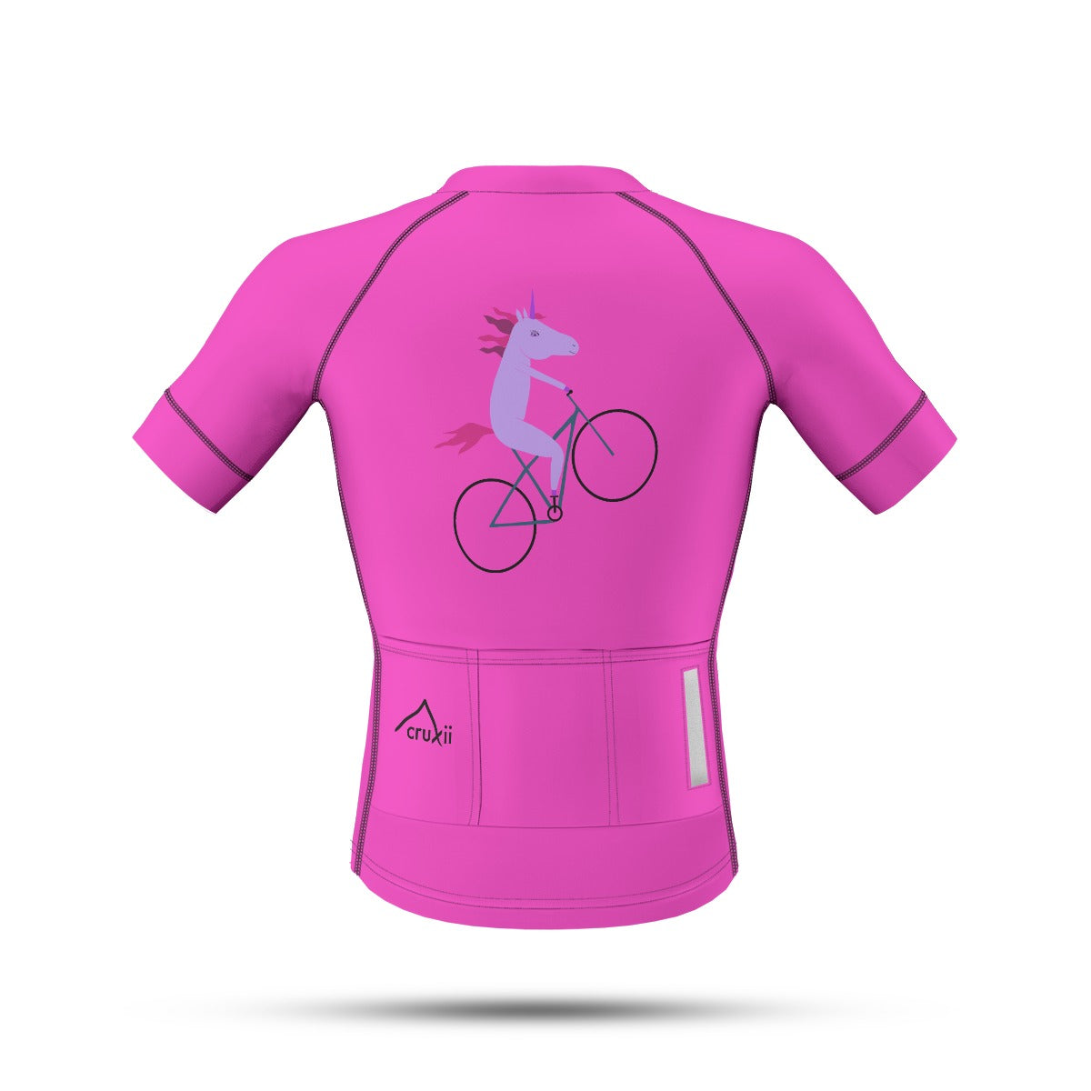 Pink Biking Unicorn Men's Anti-Slip Cycling Jersey