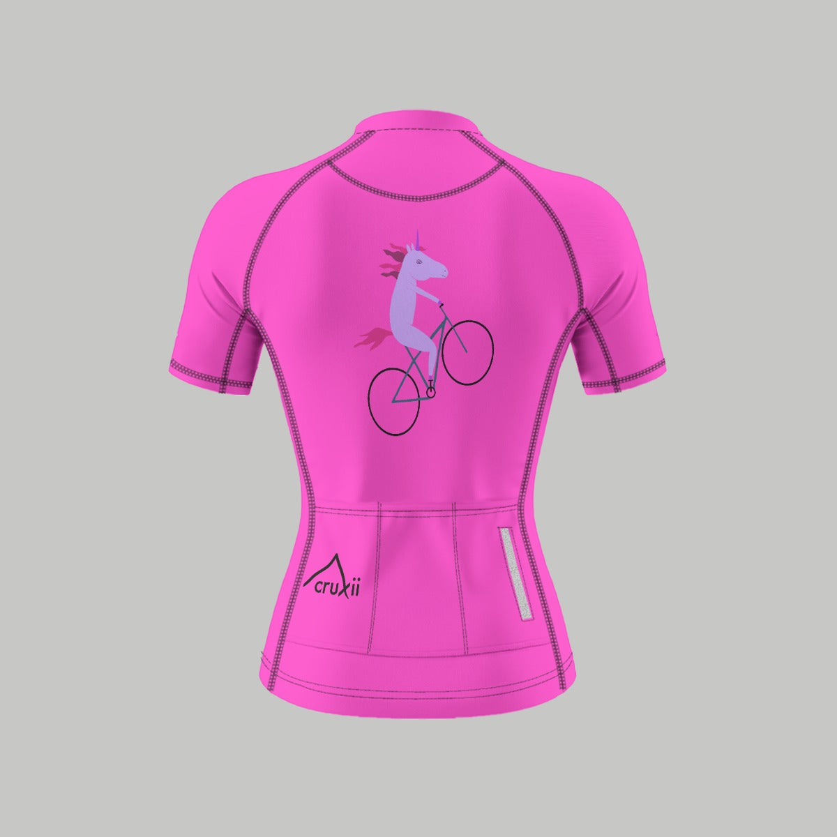 Pink Biking Unicorn Women's Cycling Jersey