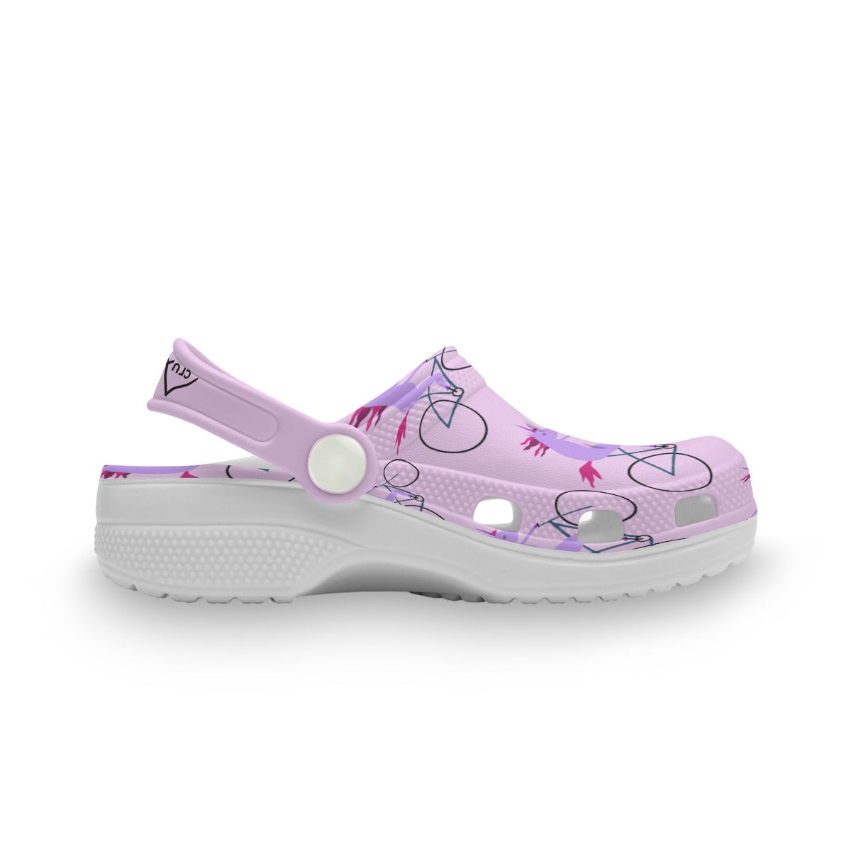 Biking Unicorn Clogs