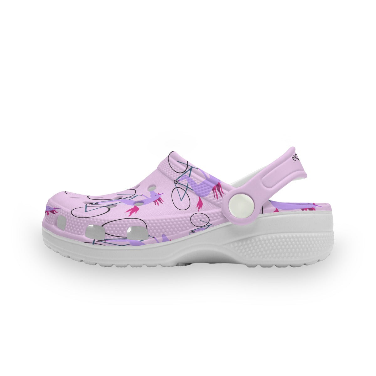 Biking Unicorn Clogs