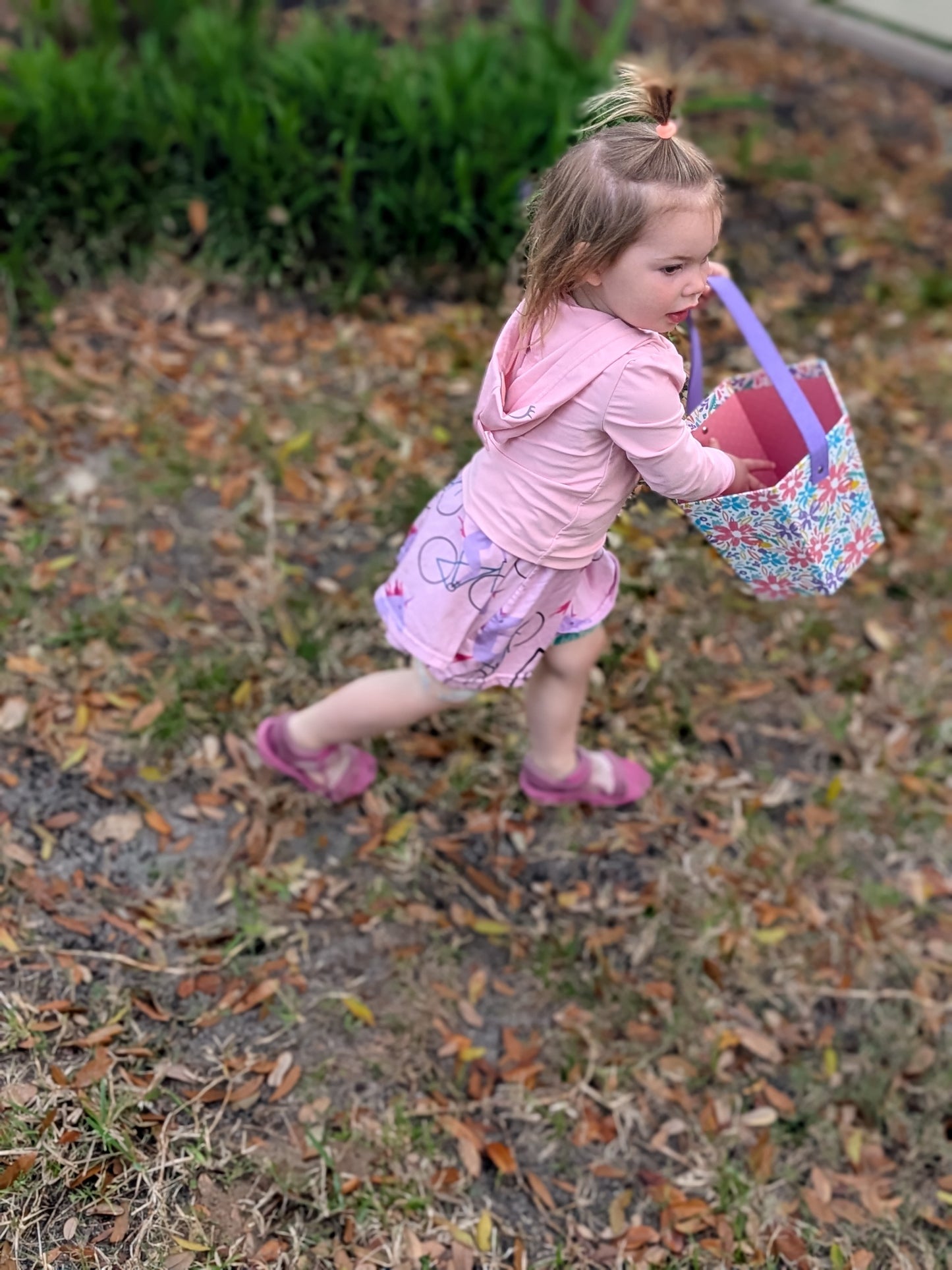 Baby Pink Biking Unicorn Cotton Dress