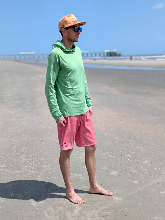 Sunny Spin Men's Relaxed-Fit Swim Shorts