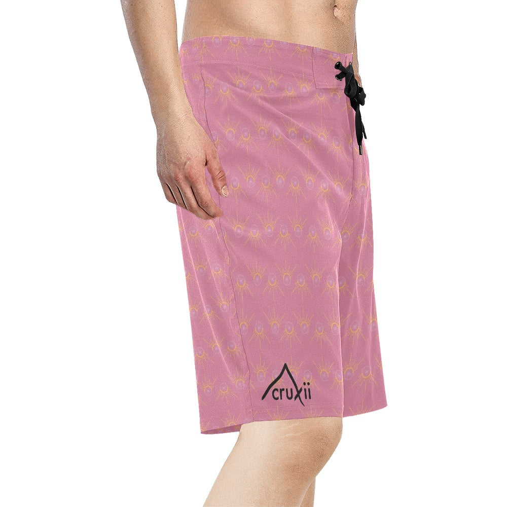 Sunny Spin Men's Relaxed-Fit Swim Shorts