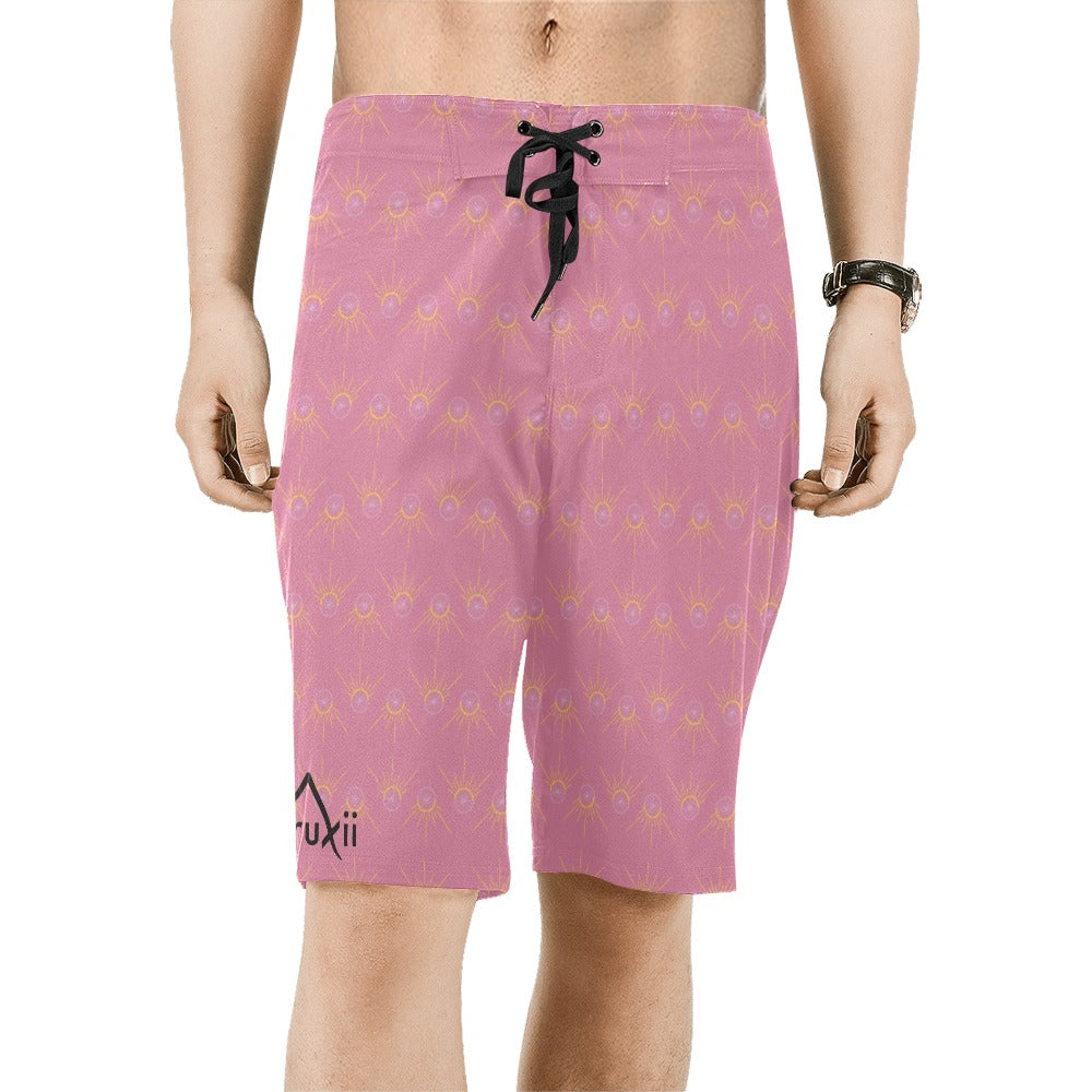 Sunny Spin Men's Relaxed-Fit Swim Shorts