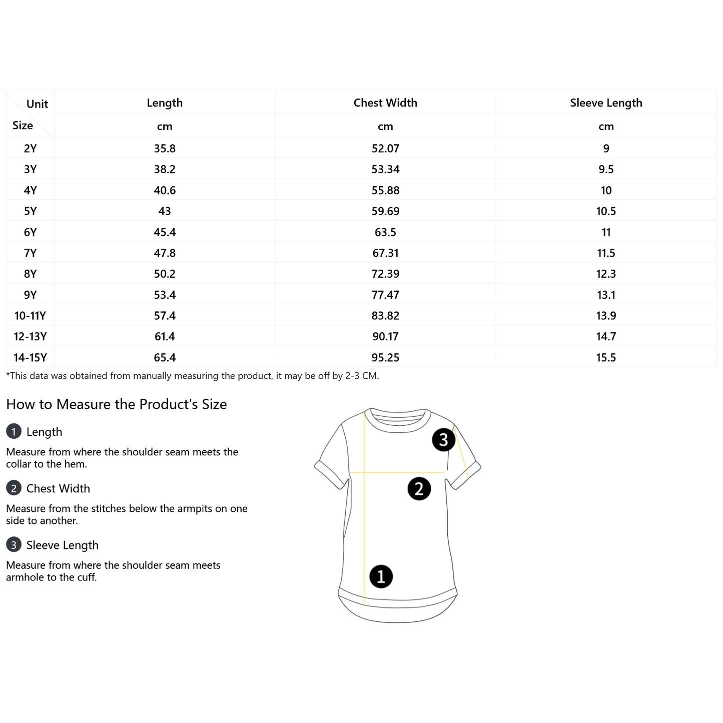 Daisy Chain Microprint Scoop Hem Kid's T-Shirt